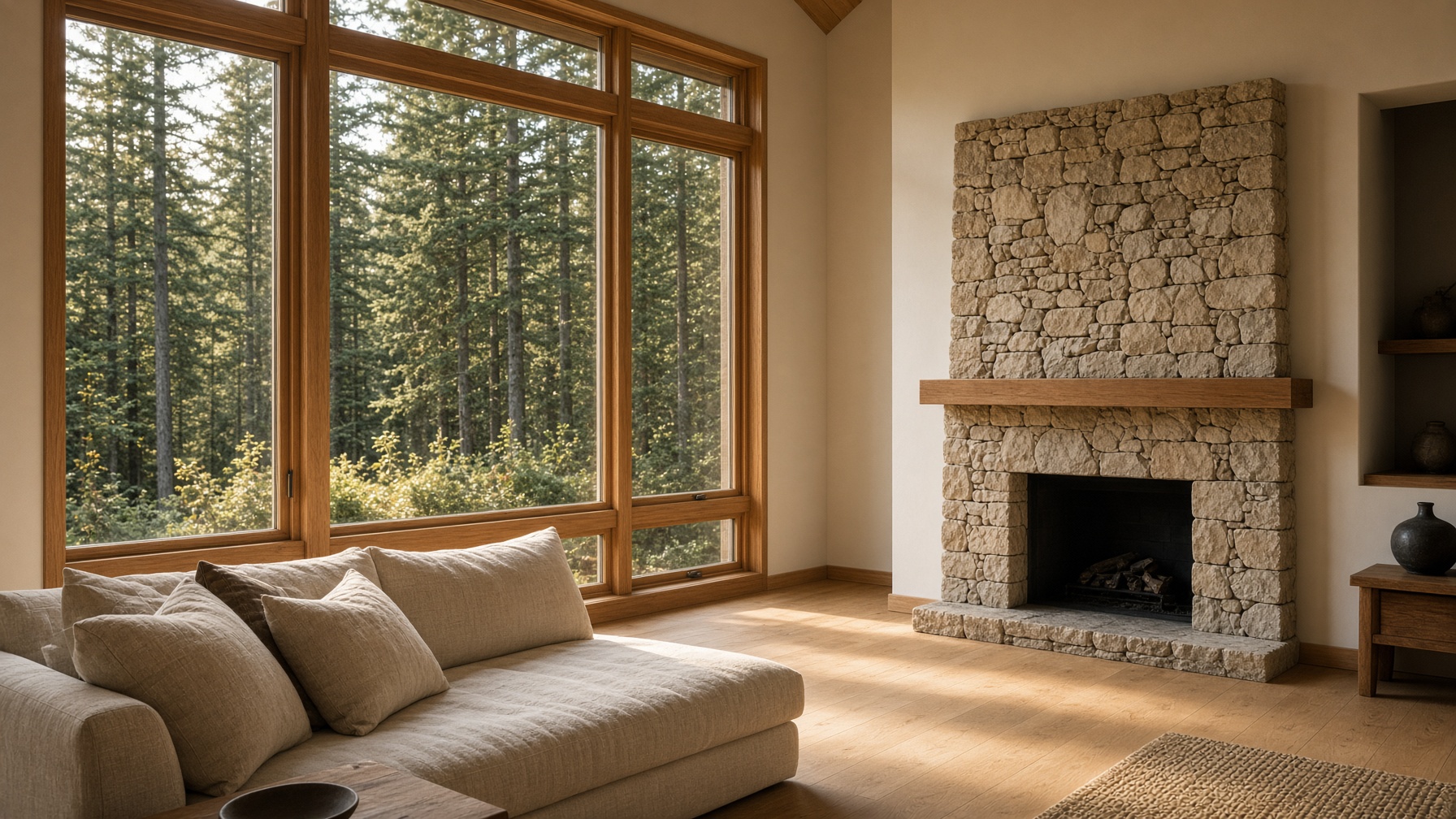 Living room used as a Sherwin-Williams colour preview